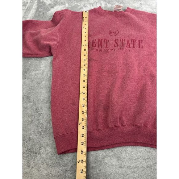 Vintage 90s Kent State University Sweatshirt Men's Size Large Red - Picture 7 of 8